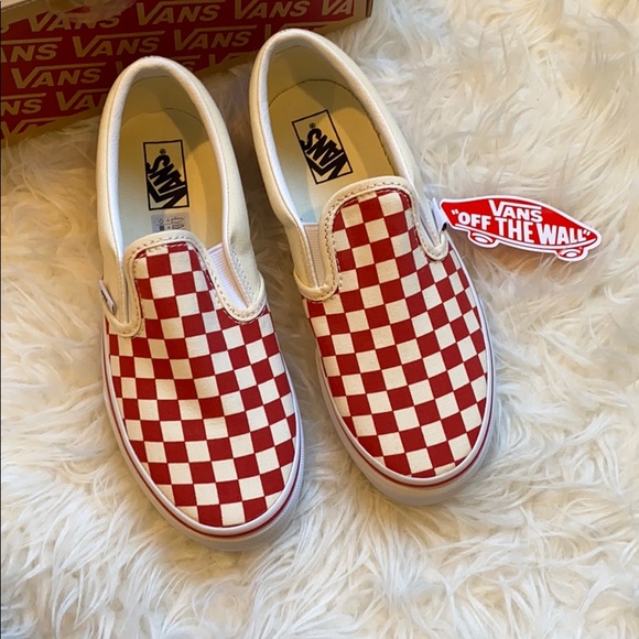 red checkered vans kids